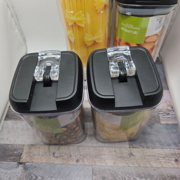 Air Tight Food Storage Containers Set 6 Piece Kitchen Pantry Organization New - Picture 3 of 4